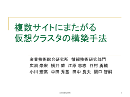 仮想ノード設定DB