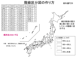 階級区分図の作成（powerpoint）