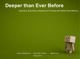 プロジェクト NandX