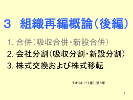 吸収分割