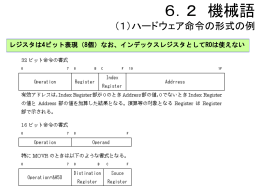 6．2 機械語