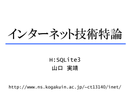 インターネット技術特論