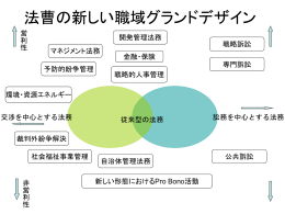 法曹の新しい職域グランドデザイン