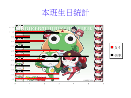 本班生日統計