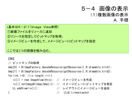 5－4 画像の表示 （1）複数画像の表示 A．手順