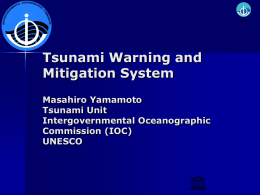 Tsunami Warning and Mitigation System