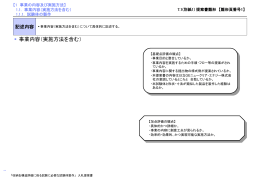 【1 事業の内容及び実施方法】 1.1. 事業内容（実施方法を含む） 1.1.1