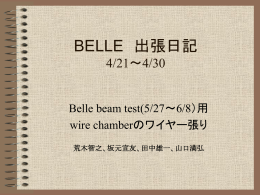 Belle CDC wire_chamber 製作 - SAGA-HEP