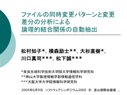移動平均分析結果 - Software Engineering Laboratory