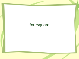 「foursquare」をダウンロード
