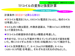 TFコイル強度計算