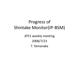Progress of Shintake Monitor(IP-BSM)