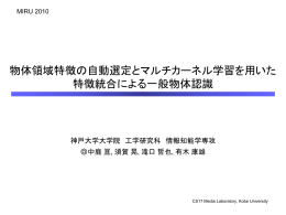 各次元MKL + 背景除去 - CS17 Ariki Laboratory, Kobe University