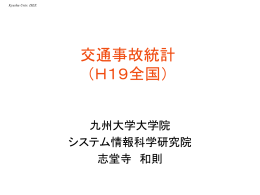交通事故統計