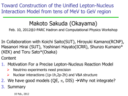 Toward construction of the unified lepton