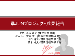 最終発表会資料 - CreW Lectures