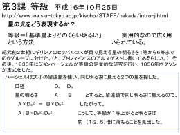 第2課：等級 2．1． みかけ等級