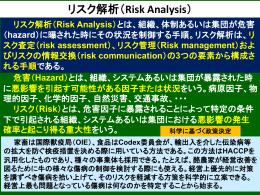 リスク解析