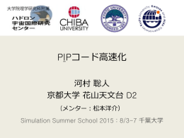 PIPコード高速化