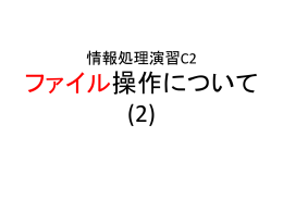 ファイル操作2()