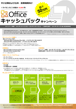 キャッシュバック キャンペーン