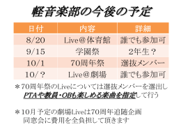 ダウンロード - SHOWA けーおん！ 昭和高等学校 軽音楽部