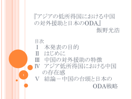 国際政治経済特殊研究-プレゼン-15年度