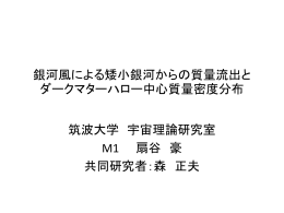 銀河風による矮小銀河からの質量流出とダークマターハロー