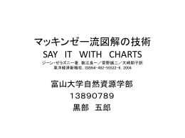 マッキンゼー流図解の技術 Sample_50 Say It With Charts_00（pptx