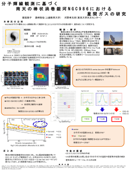 分子輝線観測に基づく南天の棒状渦巻銀河