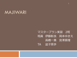 MAJIWARI - 都市計画DocumentSV