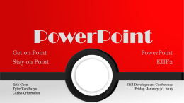 PowerPoint - Speak Raku