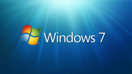 Windows 7 Quick Review - Center