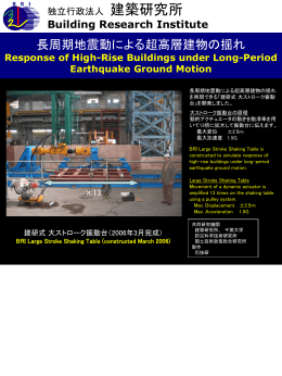 建研式 大ストローク振動台