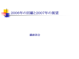 2007年上期部会長シンポ発表資料