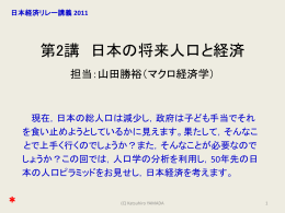日本経済リレー講義 2011