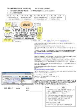 『総合演習』後期第5回（=第17回）配布資料