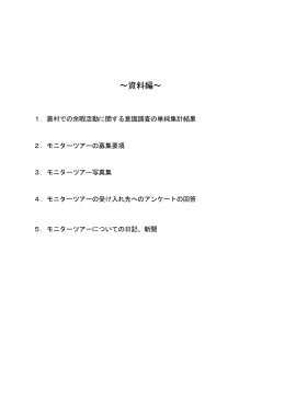 報告書（資料編）