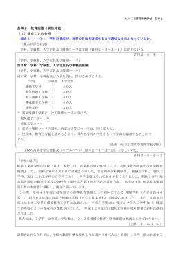 自己評価書様式 - 岐阜工業高等専門学校