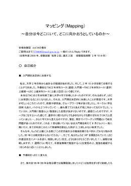 ルピカさんの合格体験記（ワードファイル）