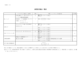 様式第1号（第  条関係）