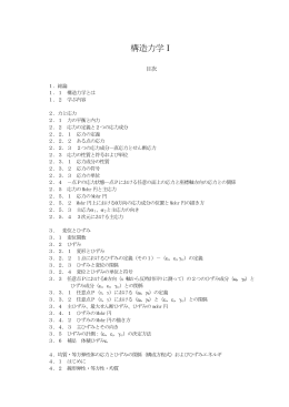 構造力学Ⅰ