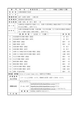 専 門 科 目