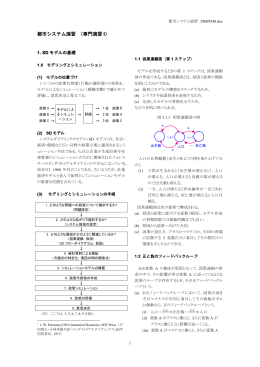 都市システム演習 （専門演習I）