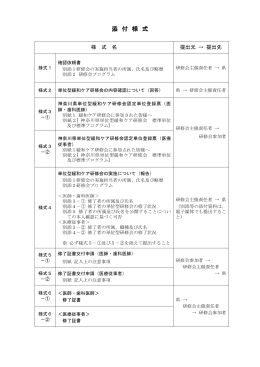 添付様式 - 神奈川県
