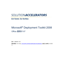 2007 Office System をカスタマイズする