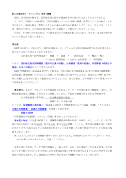第5回課題ではGDPについて学びました