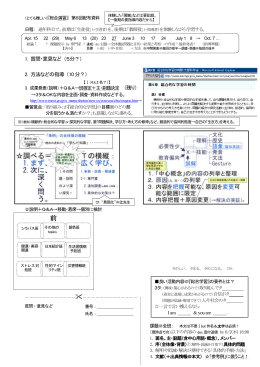 『総合演習』 第6回配布資料