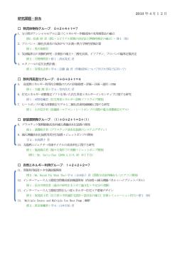 2008-2009年度引き継ぎ会