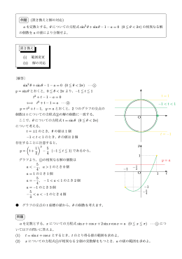 置き換えと解の対応